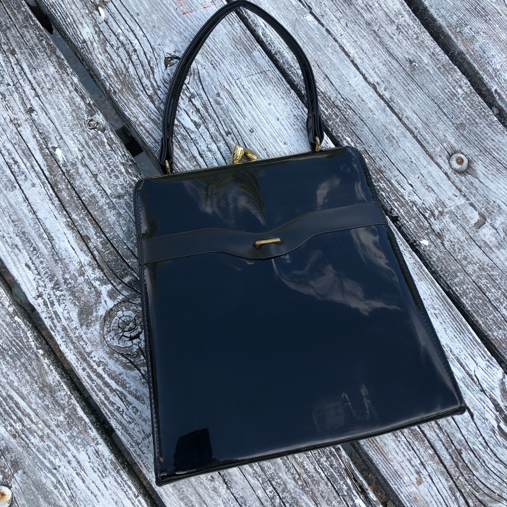Vintage Black Clutch